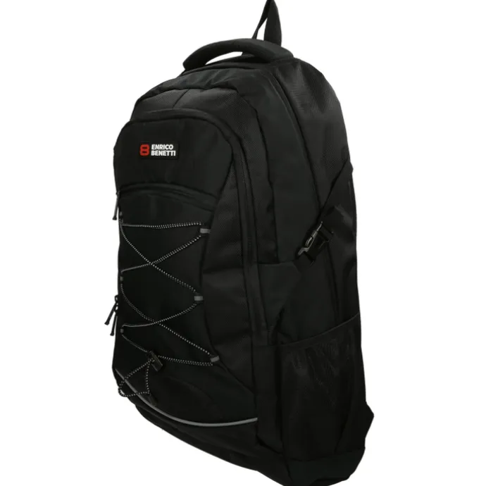 Enrico Benetti Yellow Stone 17'' Laptop Rugzak zwart