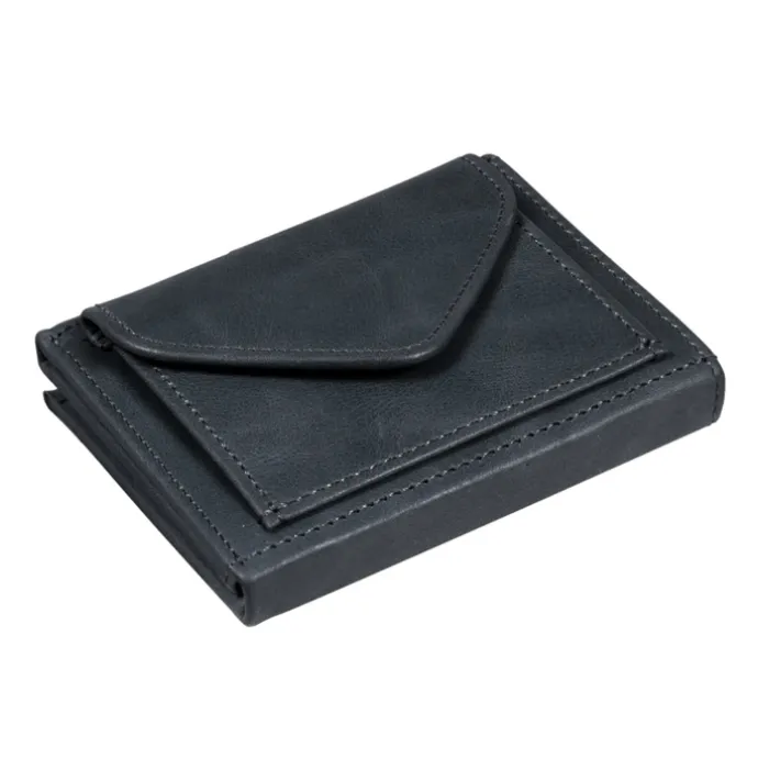 Exentri Leather Multi Wallet blue