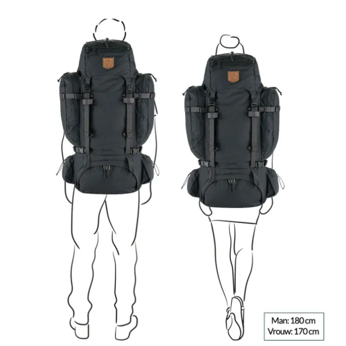 Fjallraven Kajka 75 M/L green