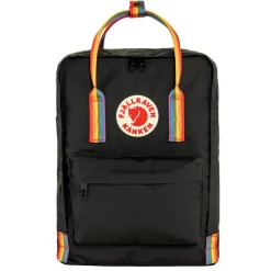 Fjallraven Kanken Rainbow black-rainbow pattern