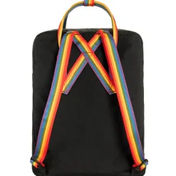Fjallraven Kanken Rainbow black-rainbow pattern