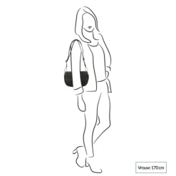Furla Club 2 S Crossbody nero