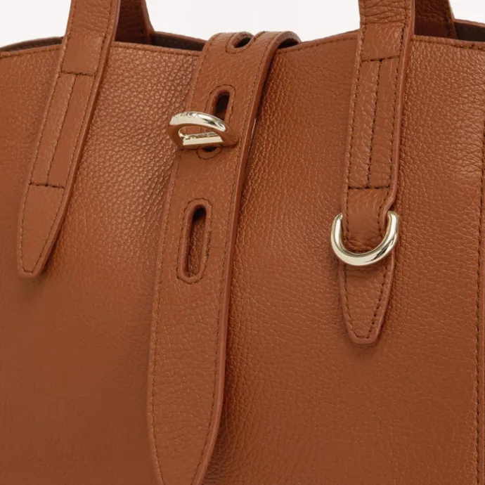 Furla Net M Tote cognac