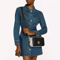 Furla Primula Crossbody Mini nero/marshmallow