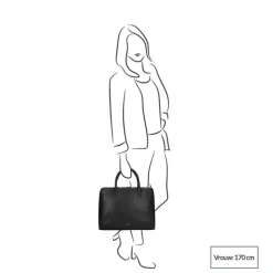 Gigi Fratelli Romance A4 Laptop Bag 15" black