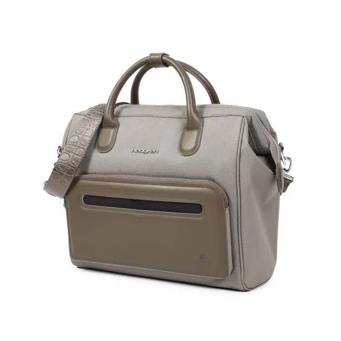 Hedgren Galao RFID Briefcase 14" vintage taupe