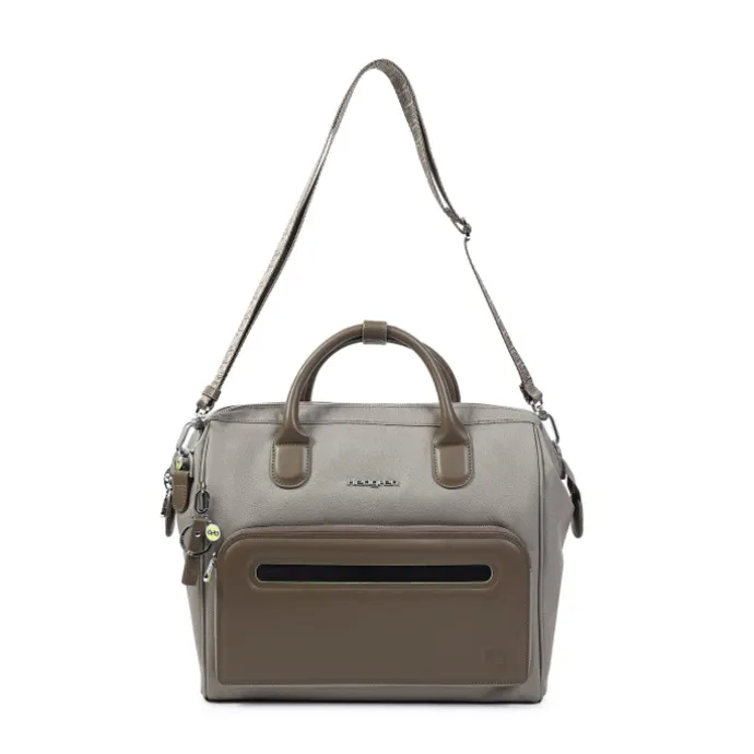 Hedgren Galao RFID Briefcase 14" vintage taupe