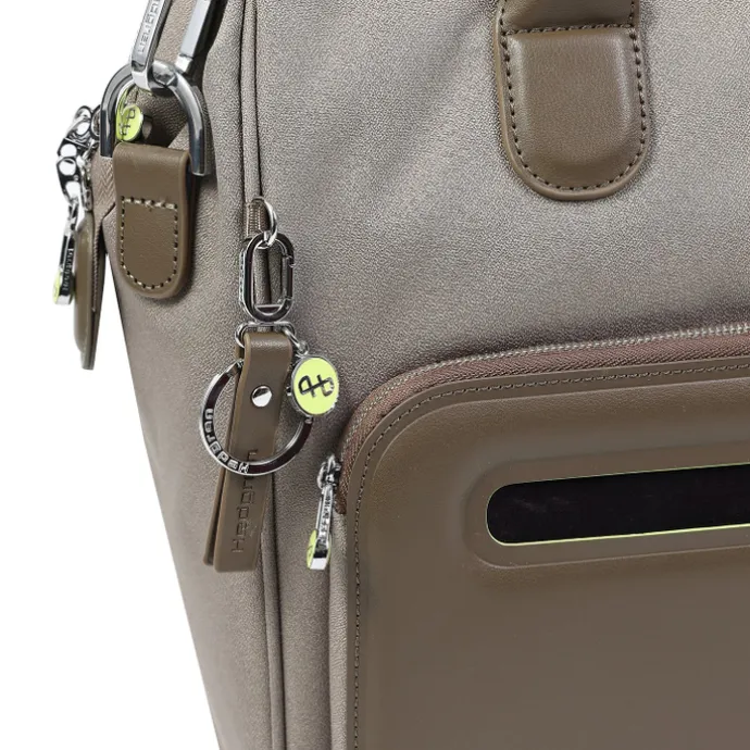 Hedgren Galao RFID Briefcase 14" vintage taupe