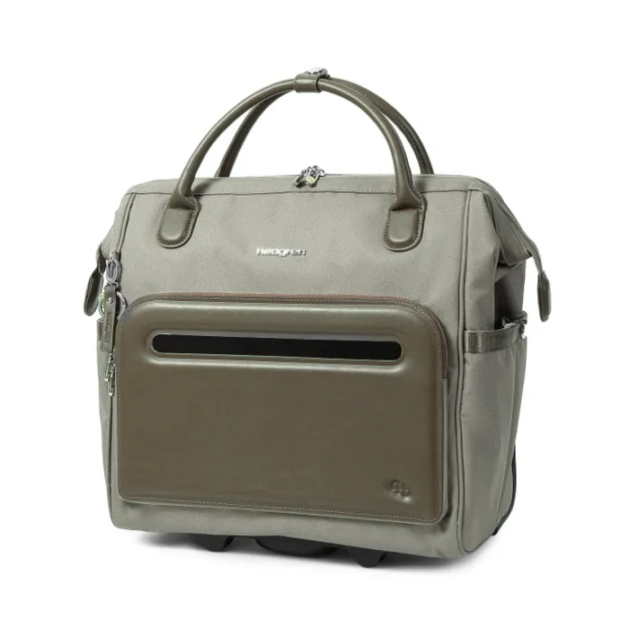 Hedgren Venti RFID Rolling Tote 15.6" vintage taupe