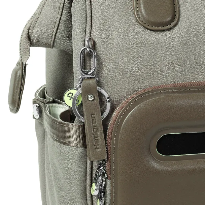 Hedgren Venti RFID Rolling Tote 15.6" vintage taupe