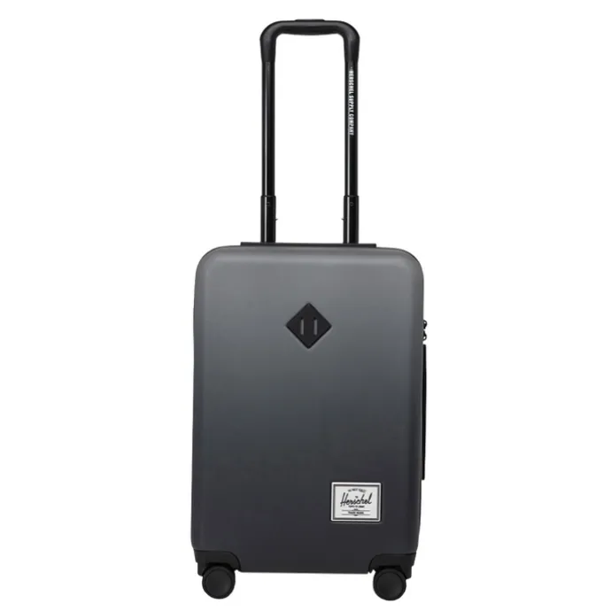 Herschel Supply Co. Heritage Hardshell Large CarryOn Luggage black gradient