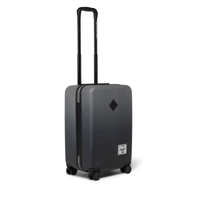 Herschel Supply Co. Heritage Hardshell Large CarryOn Luggage black gradient