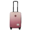 Herschel Supply Co. Heritage Hardshell Large CarryOn Luggage oxblood red gradient