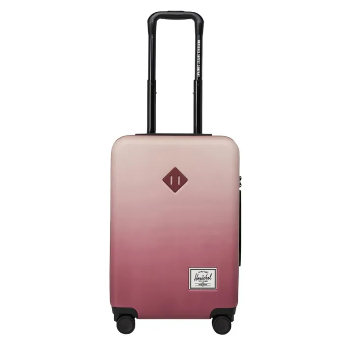 Herschel Supply Co. Heritage Hardshell Large CarryOn Luggage oxblood red gradient