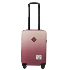 Herschel Supply Co. Heritage Hardshell Carry On Luggage oxblood red gradient