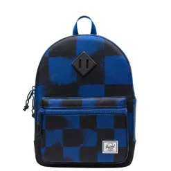 Herschel Supply Co. Heritage Kids Backpack stencil checker sodalite blue