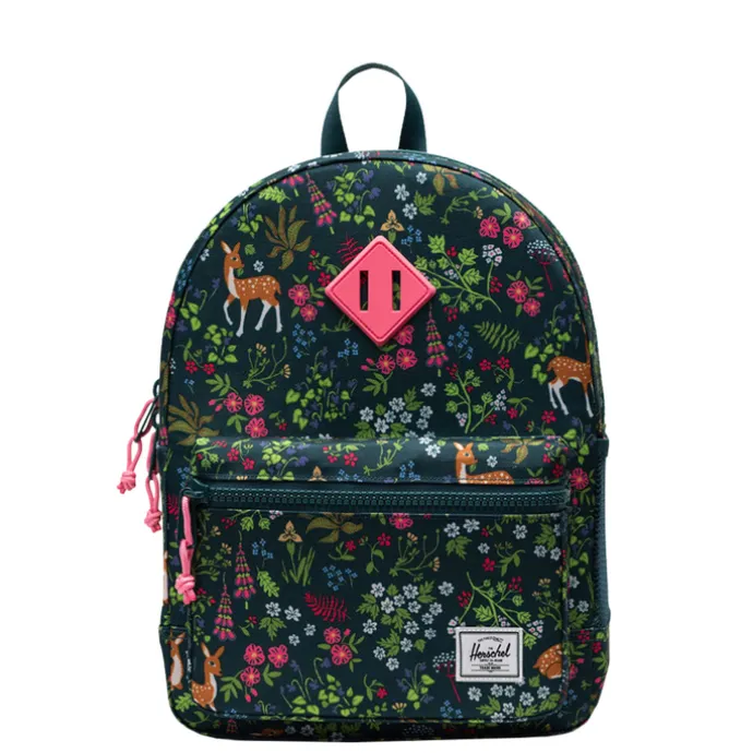 Herschel Supply Co. Heritage Kids Backpack deer woodland dark sea