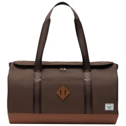 Herschel Supply Co. Heritage Duffel chocolate brown crosshatch/sadle brown