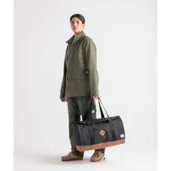 Herschel Supply Co. Heritage Duffle light grey crosshatch