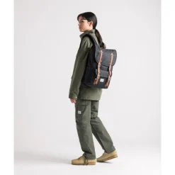 Herschel Supply Co. Little America Mid Backpack light grey crosshatch