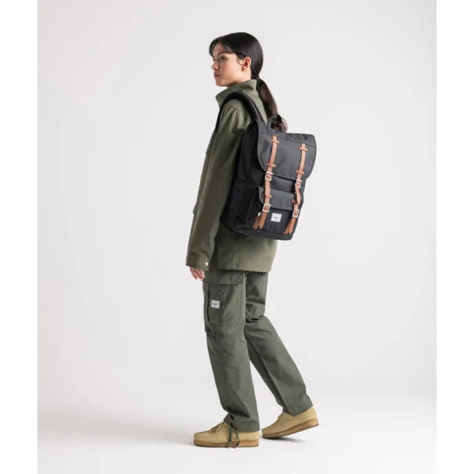 Herschel Supply Co. Little America Mid Backpack raven crosshatch