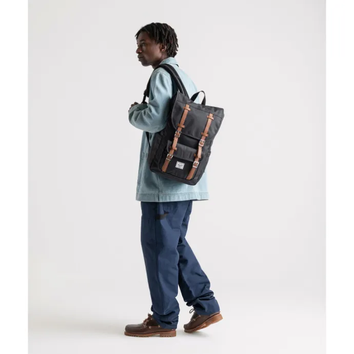 Herschel Supply Co. Little America Mid Backpack raven crosshatch