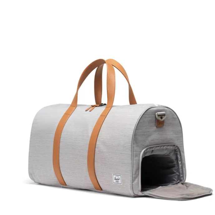 Herschel Supply Co. Novel Duffle light grey crosshatch