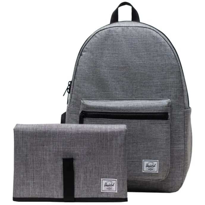 Herschel Supply Co. Settlement Backpack Diaper Bag raven crosshatch