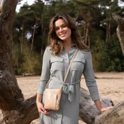 Hide & Stitches Earth Shoulderbag sand
