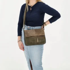 Hide & Stitches Himalaya Shoulderbag olivegreen