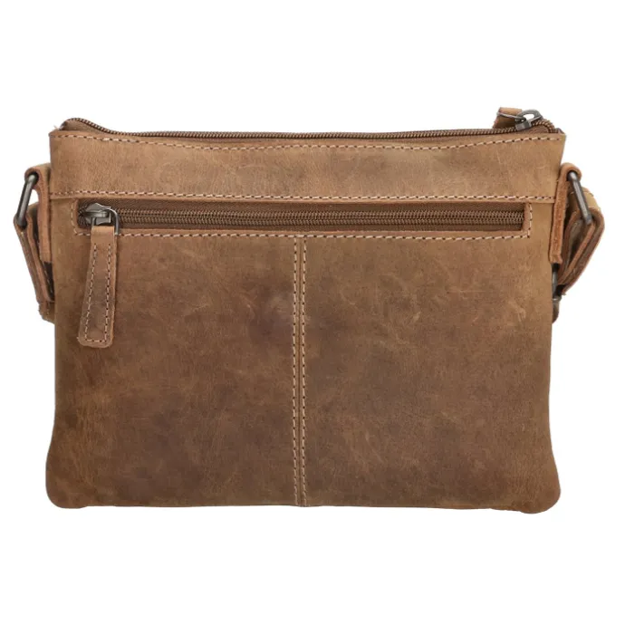 Hide & Stitches Idaho Celestial Schoudertas bruin