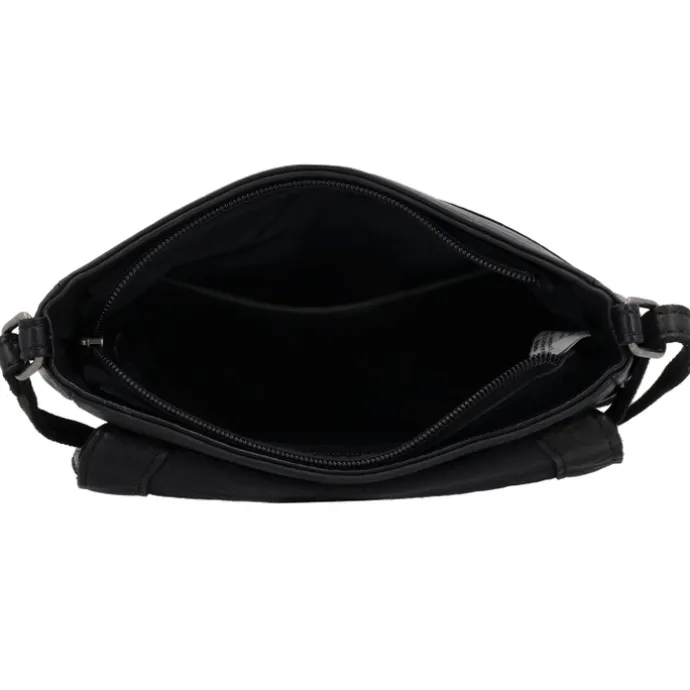 Hide & Stitches Idaho Crossbody Shoulderbag black