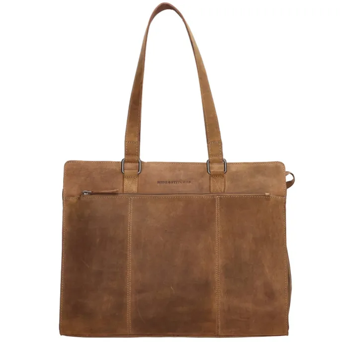Hide & Stitches Idaho Eclipse Laptoptas bruin