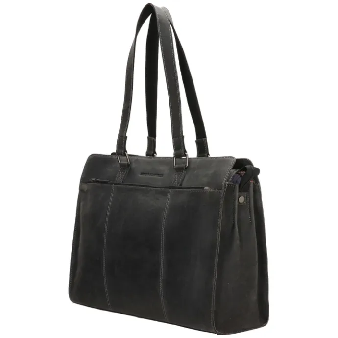 Hide & Stitches Idaho Eclipse Laptoptas zwart