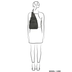 Hide & Stitches Idaho Radiant Schoudertas zwart