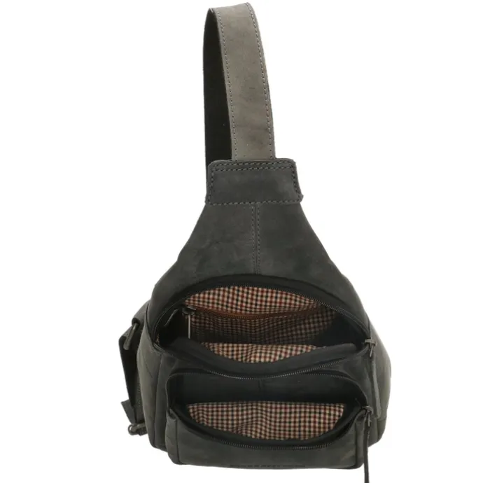 Hide & Stitches Idaho Radiant Schoudertas zwart