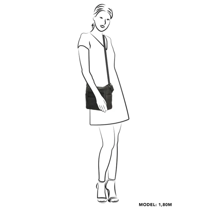 Hide & Stitches Idaho Shoulderbag black