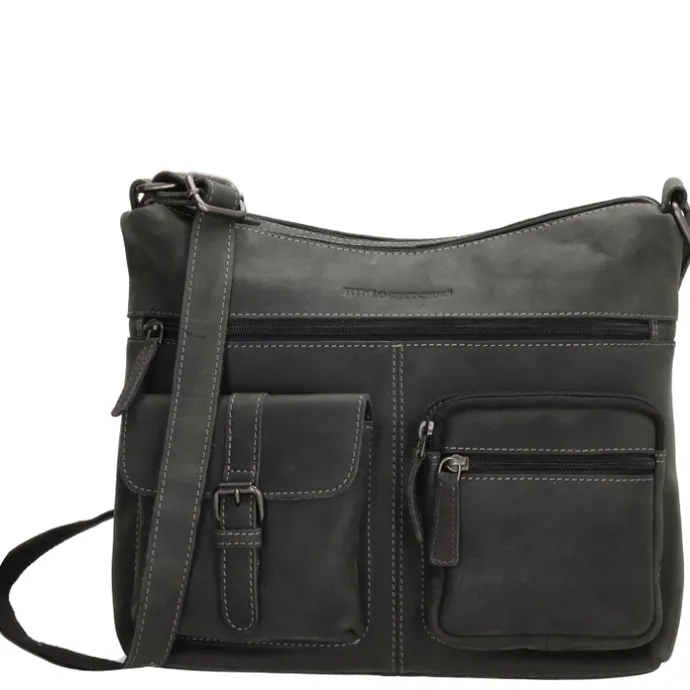 Hide & Stitches Idaho Shoulderbag black