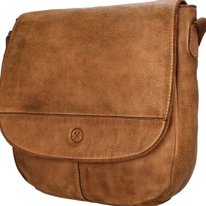 Hide & Stitches Idaho Shoulderbag cognac