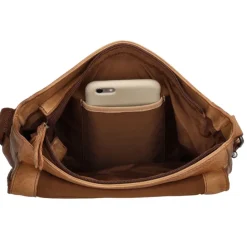 Hide & Stitches Idaho Shoulderbag cognac