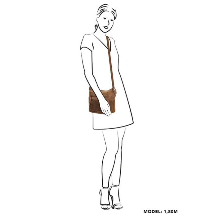 Hide & Stitches Idaho Shoulderbag brown