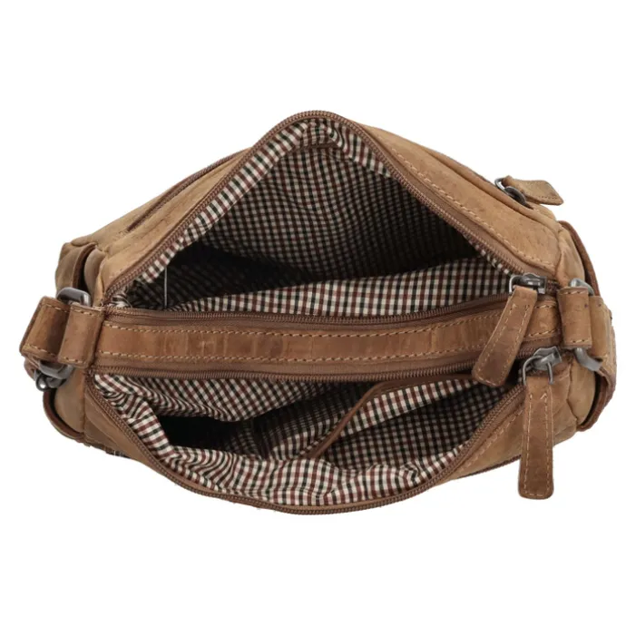 Hide & Stitches Idaho Shoulderbag brown