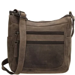 Hide & Stitches Idaho Shoulderbag darkbrown