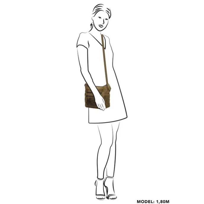 Hide & Stitches Idaho Shoulderbag olivegreen