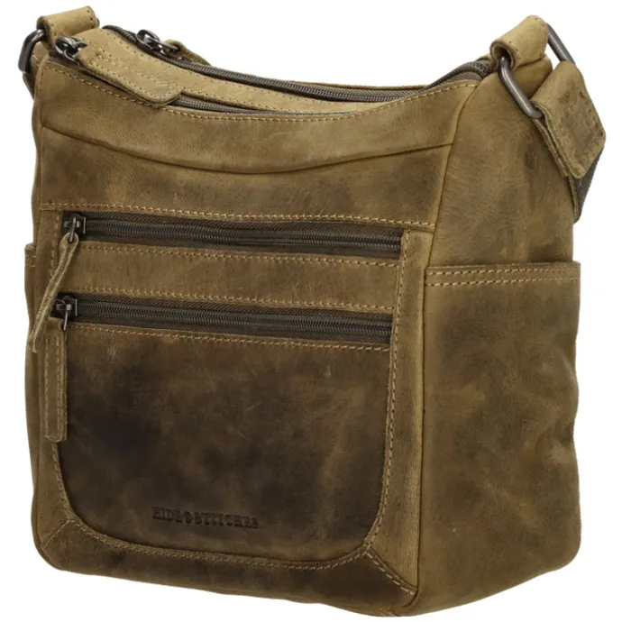 Hide & Stitches Idaho Shoulderbag olivegreen