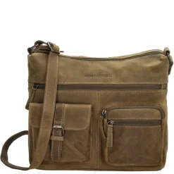 Hide & Stitches Idaho Shoulderbag olivegreen