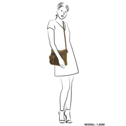Hide & Stitches Idaho Shoulderbag olivegreen