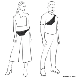 Hide & Stitches Japura Hipbag black