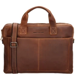 Hide & Stitches Japura Laptopbag cognac