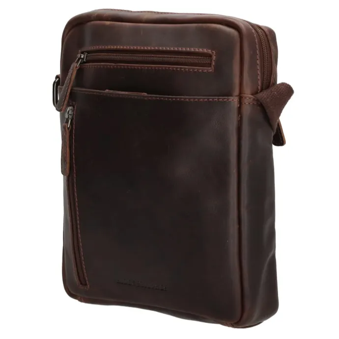 Hide & Stitches Japura Shoulderbag darkbrown